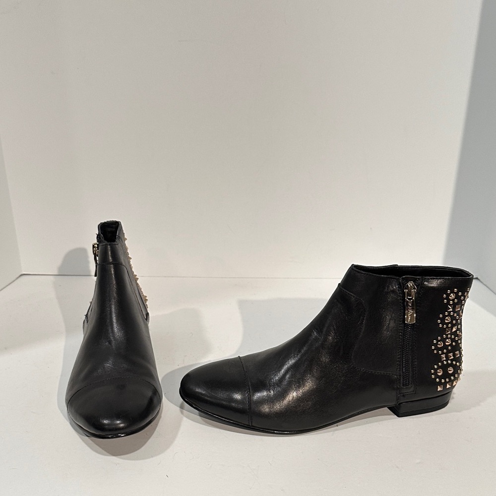 BCBGeneration Leather Studded Ankle Boots